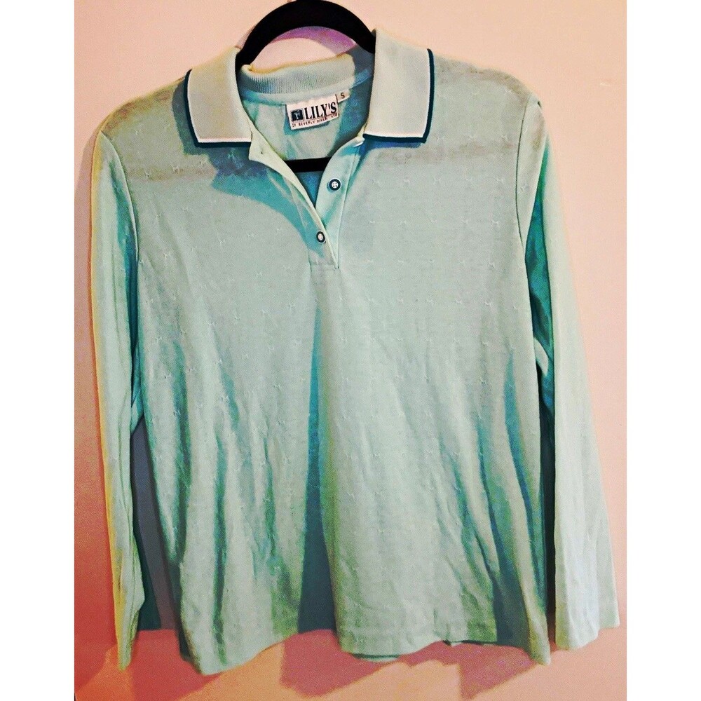 Vintage Lily’s of Beverly Hills unisex preppy retro tennis polo